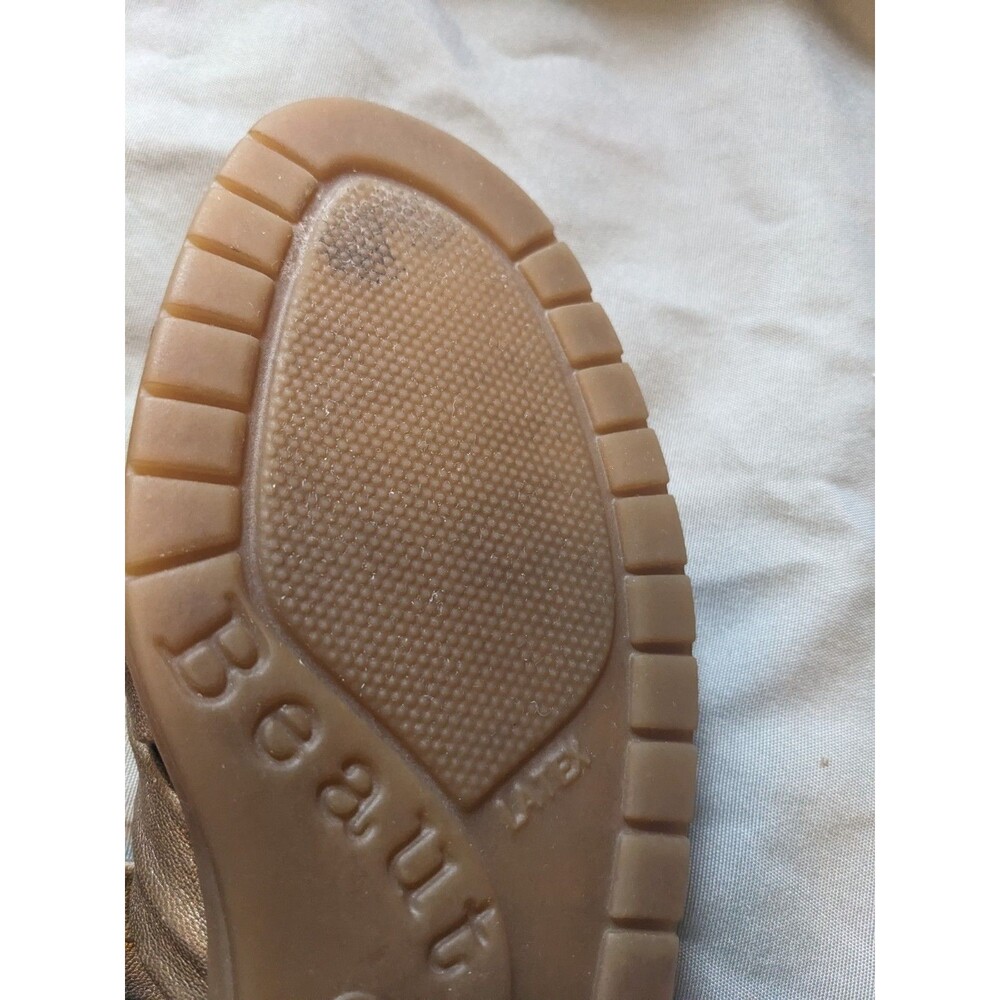 BeautiFeel Venezuela 123 Sandals Womens Size 38 US 7.5 - 8 Bronze Leather Adjust - Picture 13 of 16